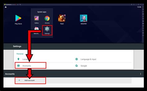 How to install on the BlueStacks emulator .